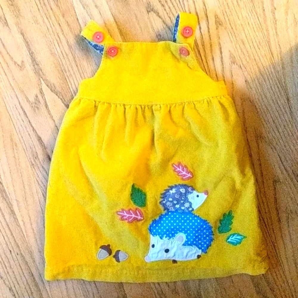 Baby Boden toddler girl's corduroy dress 18-24m